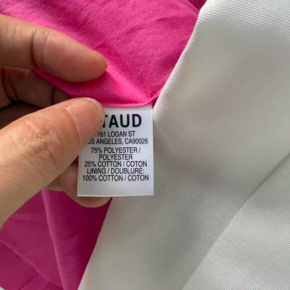 NWT STAUD Portrait Maxi Dress Gown Sz6 Lollipop Pink Cocktail Wedding Party - Picture 8 of 9